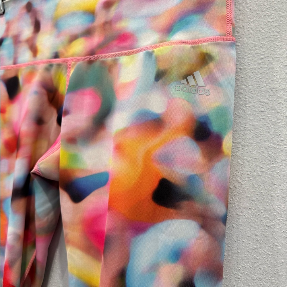 Adidas Multicolor Patterned Capri Leggings - Picture 2 of 4